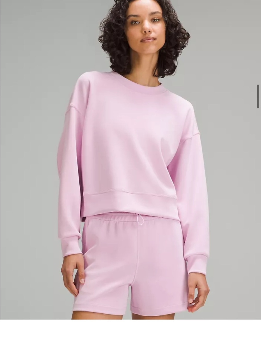 Lululemon Softstream perfectly Oversized Crop Crewl